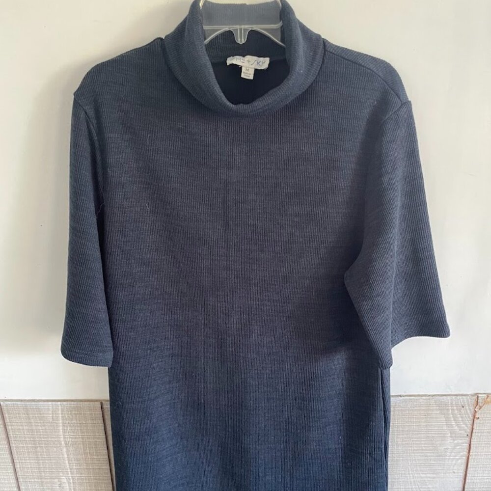 Navy Sweater Dress Size M